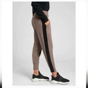 Athleta Venice velvet stripe jogger size L